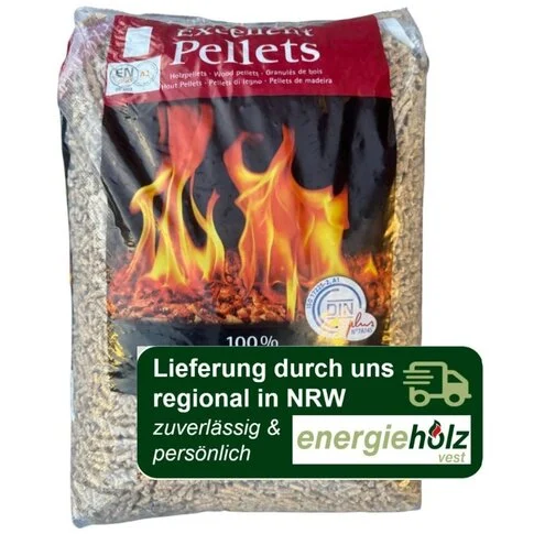 1 Excellent Pellets Holzpellets 1050 kg Sackware auf Palette – Premiumqualität – Bild 1