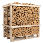 Brennholz Eiche 1 RM Palette (1,5 SRM) – Natürlich Getrocknet 30 cm Restfeuchte unter 18 %
