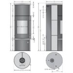 Kaminofen Justus Faro W+ 2.0 7 kW – Speicherofen mit Wärmespeicherung – Bild 3