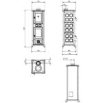 Kaminofen La Nordica Gemma Forno – Kaminofen mit Backfach – Bild 6