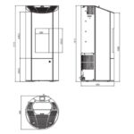 Pelletofen Olsberg Levana 3.0 6 kW – Raumluftunabhängig – Bild 3