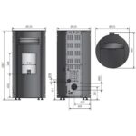 Pelletofen Oranier Sando 50 8 kW – Deutscher Pelletofen – Bild 2