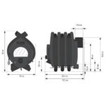 Warmluftofen Kanuk® Original 9,5 kW – Dauerbrandofen – Bild 5